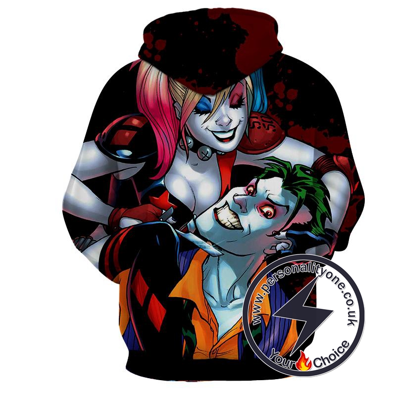 Harley Quinn - Harley Quinn 3D - Hoodies